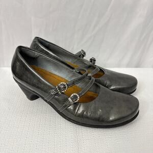 Naot Shoes Womens Mary Jane Dark Gray Size 8 US 39 EU